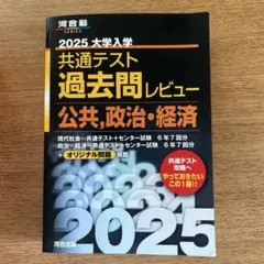 2025 大学入学 共通テスト 過去問レビュー　公共・政治経済