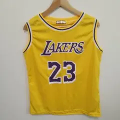 FREEサイズ LAKERS ユニフォーム 23番 イエローのサムネイル