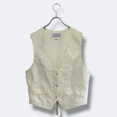 3点 ¥10,000 ビンテージ 古着 卸 レトロ 80's 花柄 レースベスト