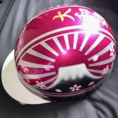ピンク日章コルク 桜デザイン 半 7色ラメ＆大和魂のサムネイル