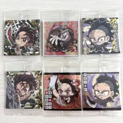 【匿名配送】鬼滅の刃　ウエハース　シール　6枚セット