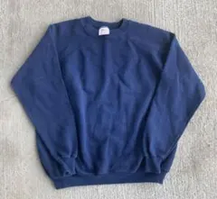 90s hanes vintageブランク ラグランスウェット 無地スウェット