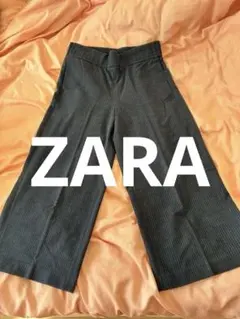 ZARA ストライプ ワイドパンツ