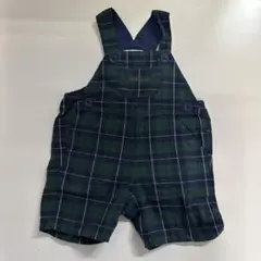 MIKIHOUSE チェック柄オーバーオール 80サイズ