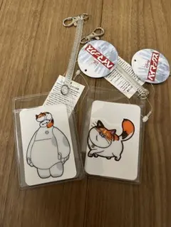 ディズニー　ベイマックス モチ　クリア　パスケース　2点セット