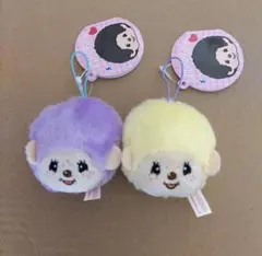 モンチッチ　ぬいぐるみ　フェイスマスコット　2点セット