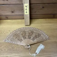 宮脇賣扇庵 中地甲陽作 白檀 扇子 花 - メルカリ