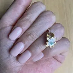エメラルド・シトリンリング・指輪シルバー925K18金ゴールドピアスネックレス