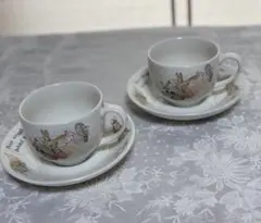WEDGEWOOD ピーターラビット　カップ＆ソーサーセット　3客目はおまけ