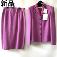 新品、スーツ サイズ42 ￼ ショッキングピンク　フォーマル、￼結婚式、