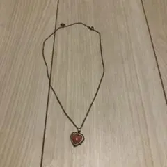 ハート型ピンクペンダントネックレス