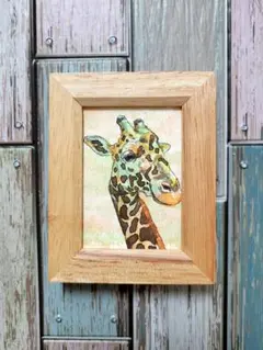 【古口翠芳/Suihou Koguchi】墨彩画　枝垂れ桜　木製額縁付き 古口翠芳/Suihou Koguchi】墨彩画 枝垂れ桜 木製額縁付き 古口翠