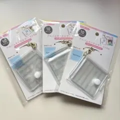セリア　アルバムキーホルダー　5×5㎝　10ポケット　3セット