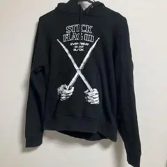 toe 柏倉隆史 stick flag BLACK FLAG パロディ パーカー