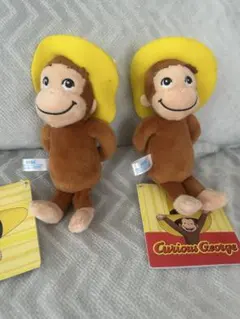 Curious George ぬいぐるみ 2体セット