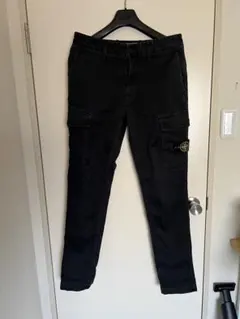 【希少❗️】美品　stone  　カーゴパンツ　ワーク　ブラック　30 2025年最新】STONE ISLAND メンズ ワークパンツ・カーゴパンツ