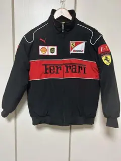 ジャケット F1フェラーリ黒赤