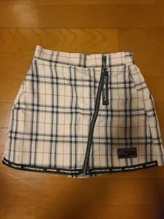 SPACE OPERA　チェック柄フレアスカート風ハーフパンツ