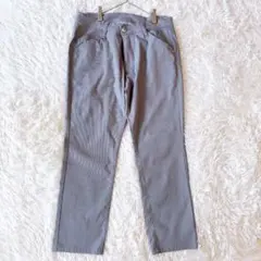タカキュー ストレートスラックス パンツ ストレッチ 千鳥柄（L） グレーのサムネイル