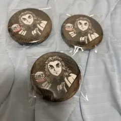 鬼滅の刃　無限城　お楽しみくじ　缶バッジ 煉獄杏寿郎　3点セット