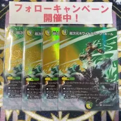 超次元ホワイトグリーンホール 4枚