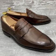 美品 チャーチ カスタムグレード ローファー 茶 75 26cm - メルカリ
