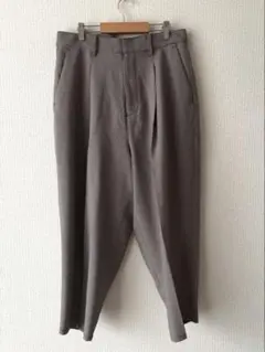 HARE SPテーパードパンツ メンズ 格子柄 Sサイズベージュx茶x黒(総柄)