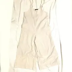 w closet サロペット　オーバーオール　F コーデュロイ　アイボリー　春