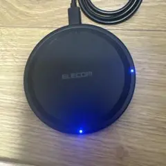 【ELECOM】ワイヤレス充電器 W-QA03 ブラック　動作確認済
