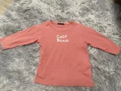 SHISKY 長袖カットソー 120 ピンク　8分7分　ロンT