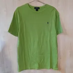 e0069　キッズ　Polo Ralph Lauren Tシャツ XL 黄緑
