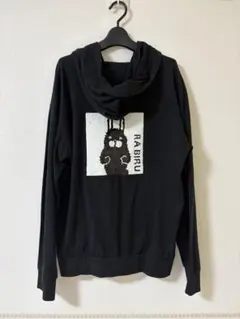 スカラー　ラビル＆フクミン柄　スパンコール　パーカー　Mサイズ　ブラック
