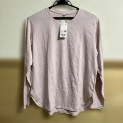 UNIQLO ソフトコットンラウンドヘムTシャツ S