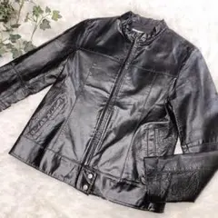 OFUON オフオン黒 本革レザージャケット 38 Mサイズ