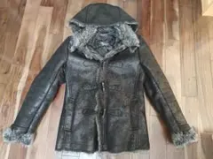 HIDEWAYS nicole polyester fur jacket Y2K