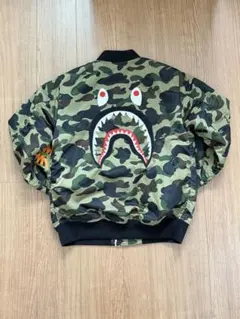希少 BAPE 1ST CAMO SHARK MA-1 JACKET M エイプのサムネイル