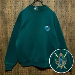 90s USA製 BVD スウェット　バックプリント　サーファー　msw045