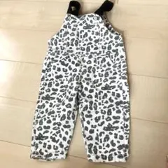 キッズ　ヒョウ柄　オーバーオール