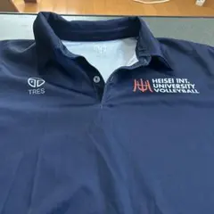TRES ネイビー ポロシャツ