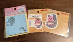 おぱんちゅうさぎ おぱんちゅ駅 ステッカー ふせん セット