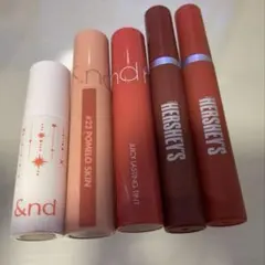 rom&nd　リップグロスセット 5色