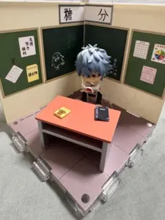 銀魂 一番くじ きゅんキャラわーるど 缶バッジ 金/銀 クリーナー他