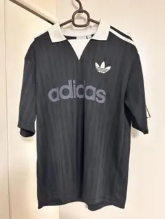 adidas 襟付きゴーリートップ　ブラック ゲームシャツ