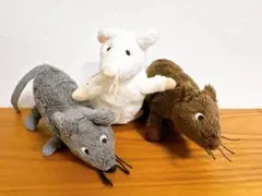 IKEA ネズミ ぬいぐるみ イケア 3体セットのサムネイル