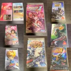 PSP ソフトセット モンハン ファンシー リボーン 三國無双 アイマス