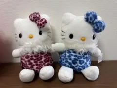 ハローキティ　ヒョウ柄　ぬいぐるみ　まとめ売り　2つセット