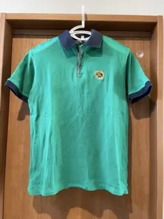 Burberrys グリーン ネイビー ポロシャツ M