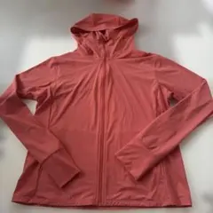 新品UNIQLO パーカー UVカット ストレッチ ピンク XL
