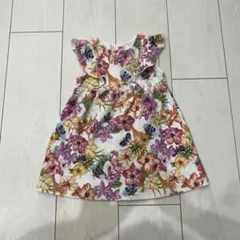 ZARA 花柄フリルワンピース 12-18ヶ月