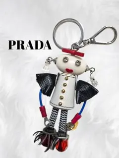希少✨PRADA ロボット キーホルダー チャーム マリ ハート キーリング